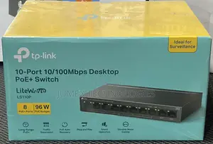 TP-Link 10-Port 10/100mbps Desktop Poe +Switch Ls110p