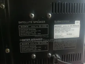 Sony Home Theater Subwoofer