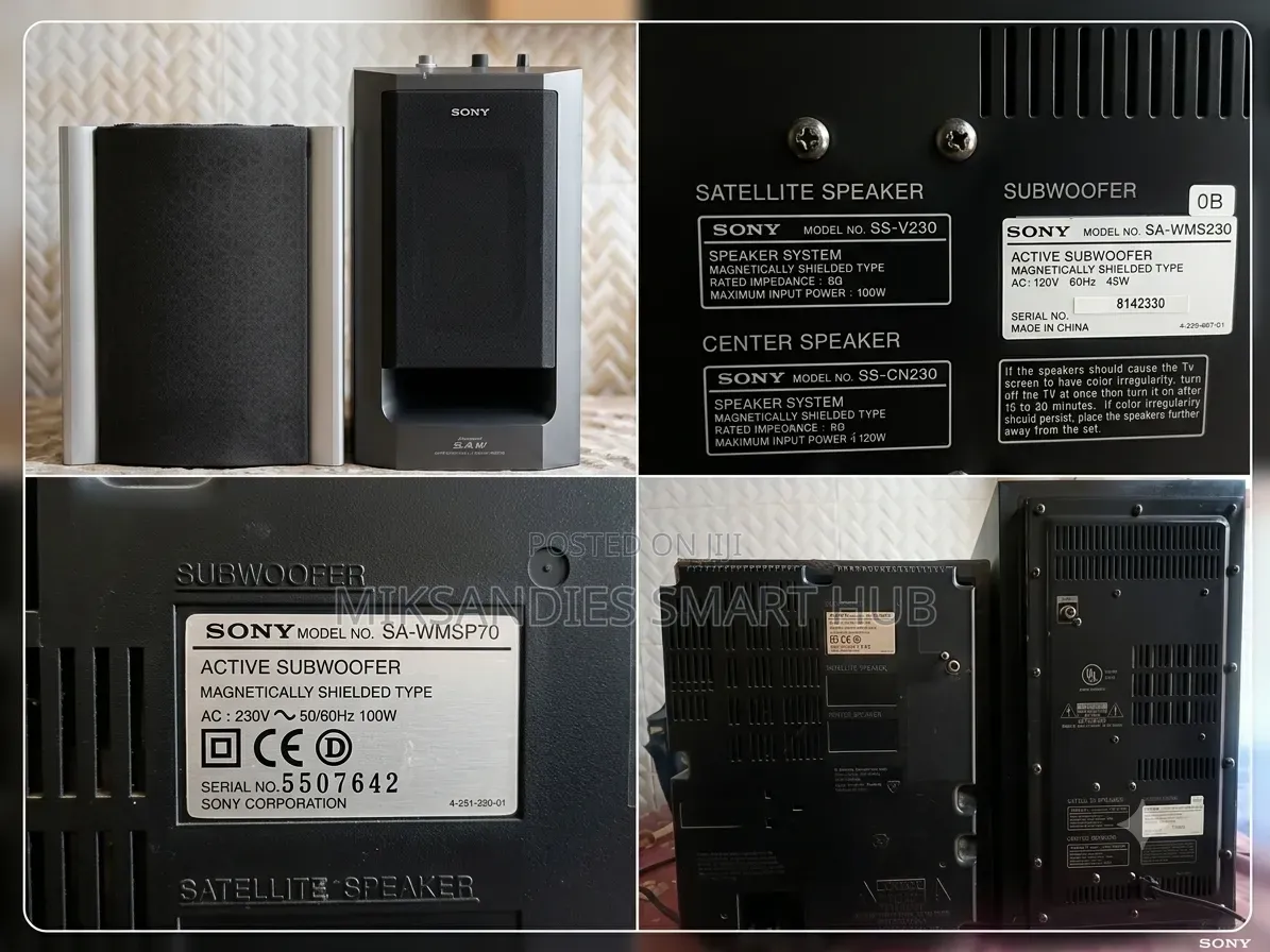 Sony Home Theater Subwoofer