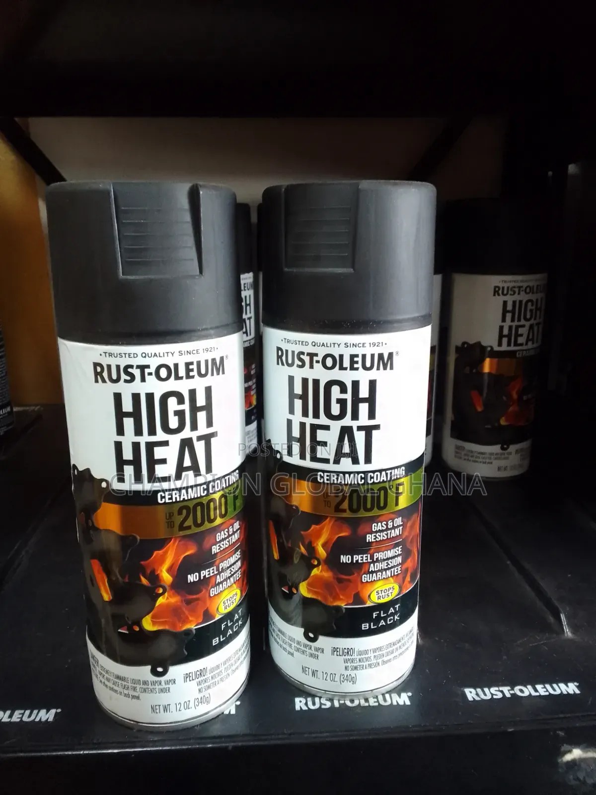 High Heat Temperature Spray Paint