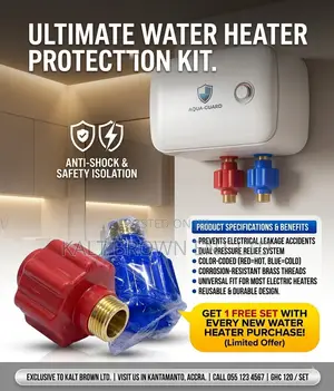 Anti-Shock Valve for Electric Water Heaters (Hot Cold Set)