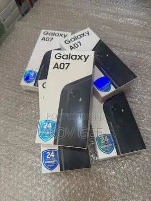 New Samsung Galaxy A07 4G 64 GB Black