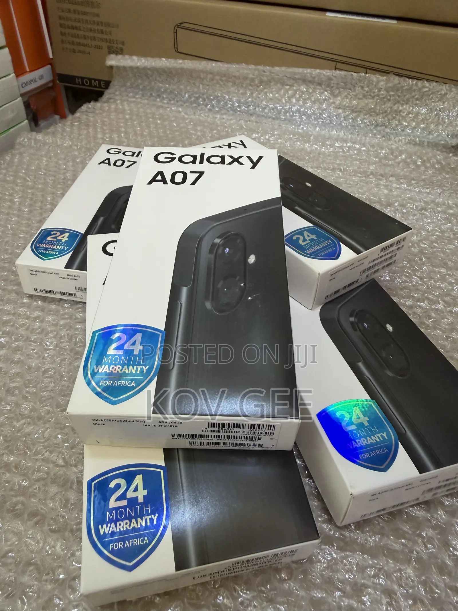 New Samsung Galaxy A07 4G 64 GB Black