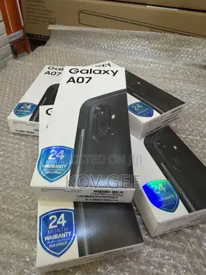 New Samsung Galaxy A07 4G 64 GB Black