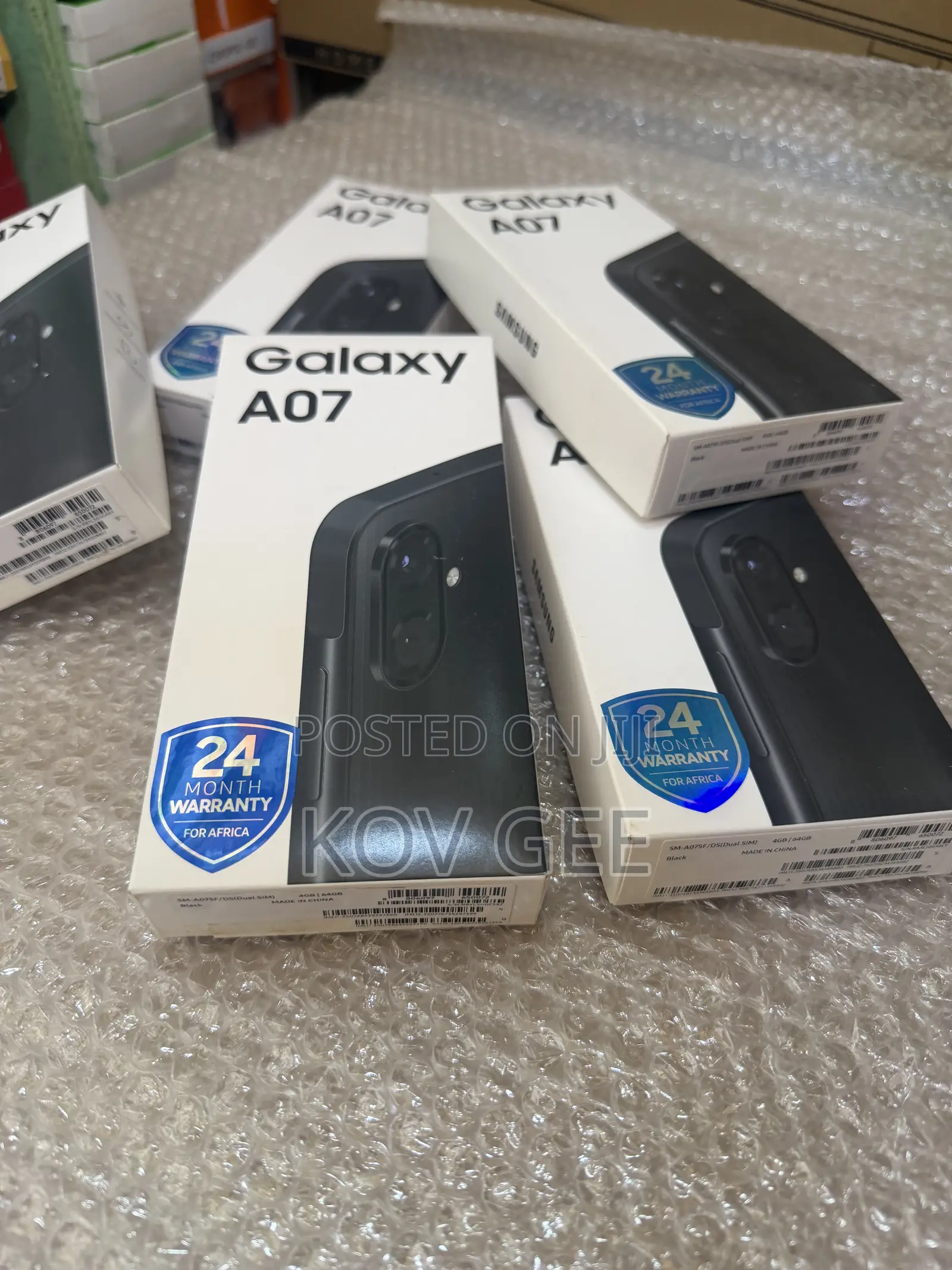 New Samsung Galaxy A07 4G 64 GB Black