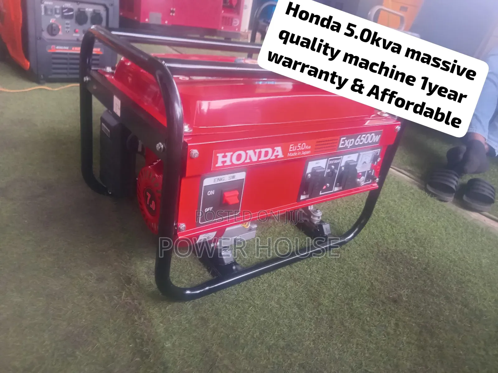 Original Honda 5KVA 6500W Generator Strong Power Output, Durable Build
