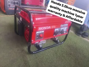 Original Honda 5KVA 6500W Generator Strong Power Output, Durable Build