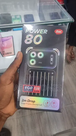 New Itel Power 80 128 GB Black