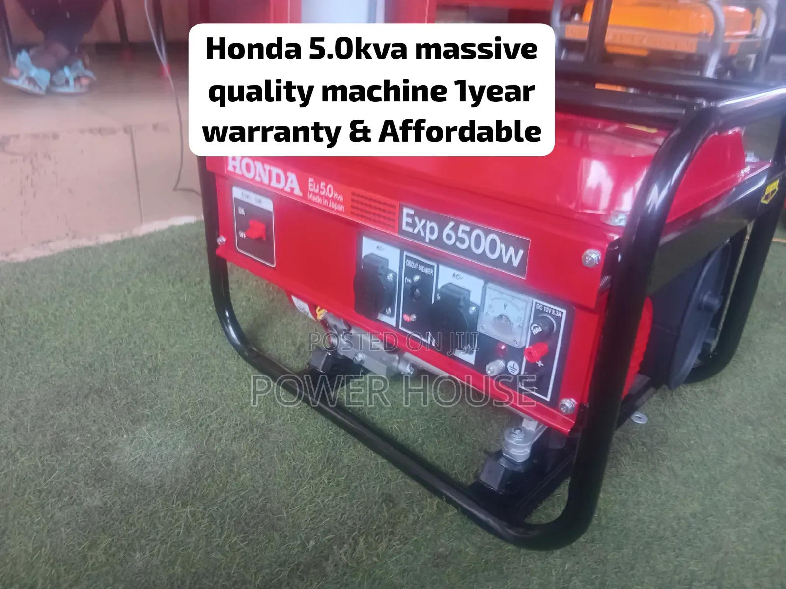 Honda EU 5KVA 6500W Petrol Genset – Affordable Quality Generator