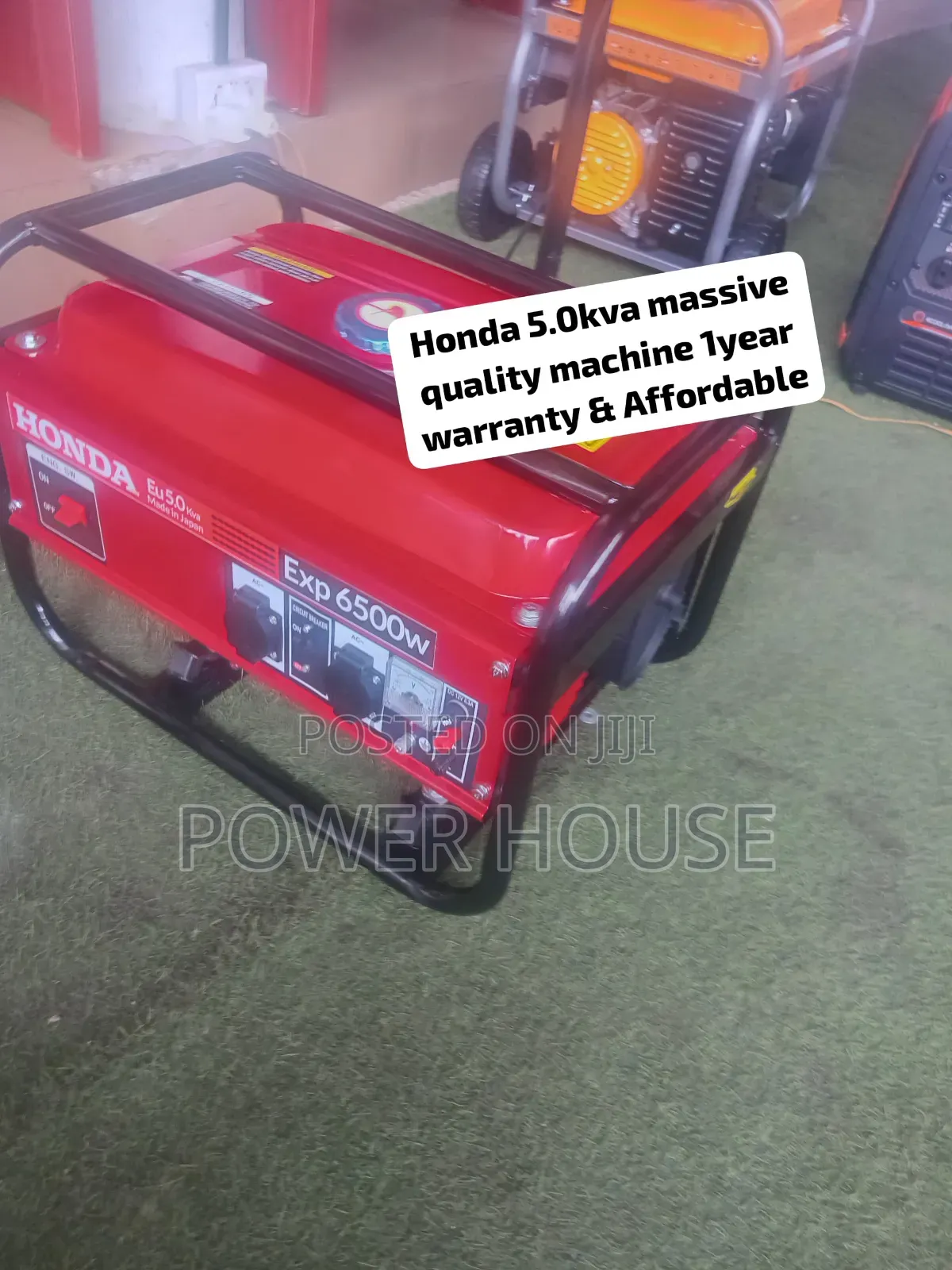 Powerful Honda 6500W 5KVA Generator – Heavy Duty Petrol Genset Built