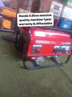 Honda 5KVA 6500W Heavy Duty Petrol Generator – Excellent Power Supply