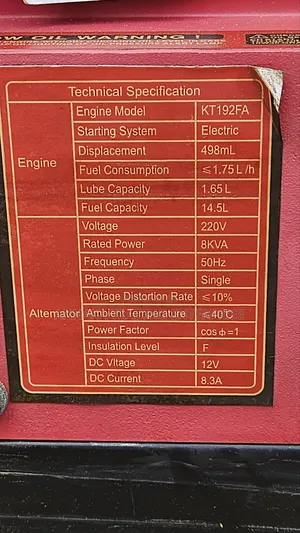 Honda Diesel Generator