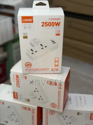 2 AC Outlets Portable Extension Power Socket SC2311