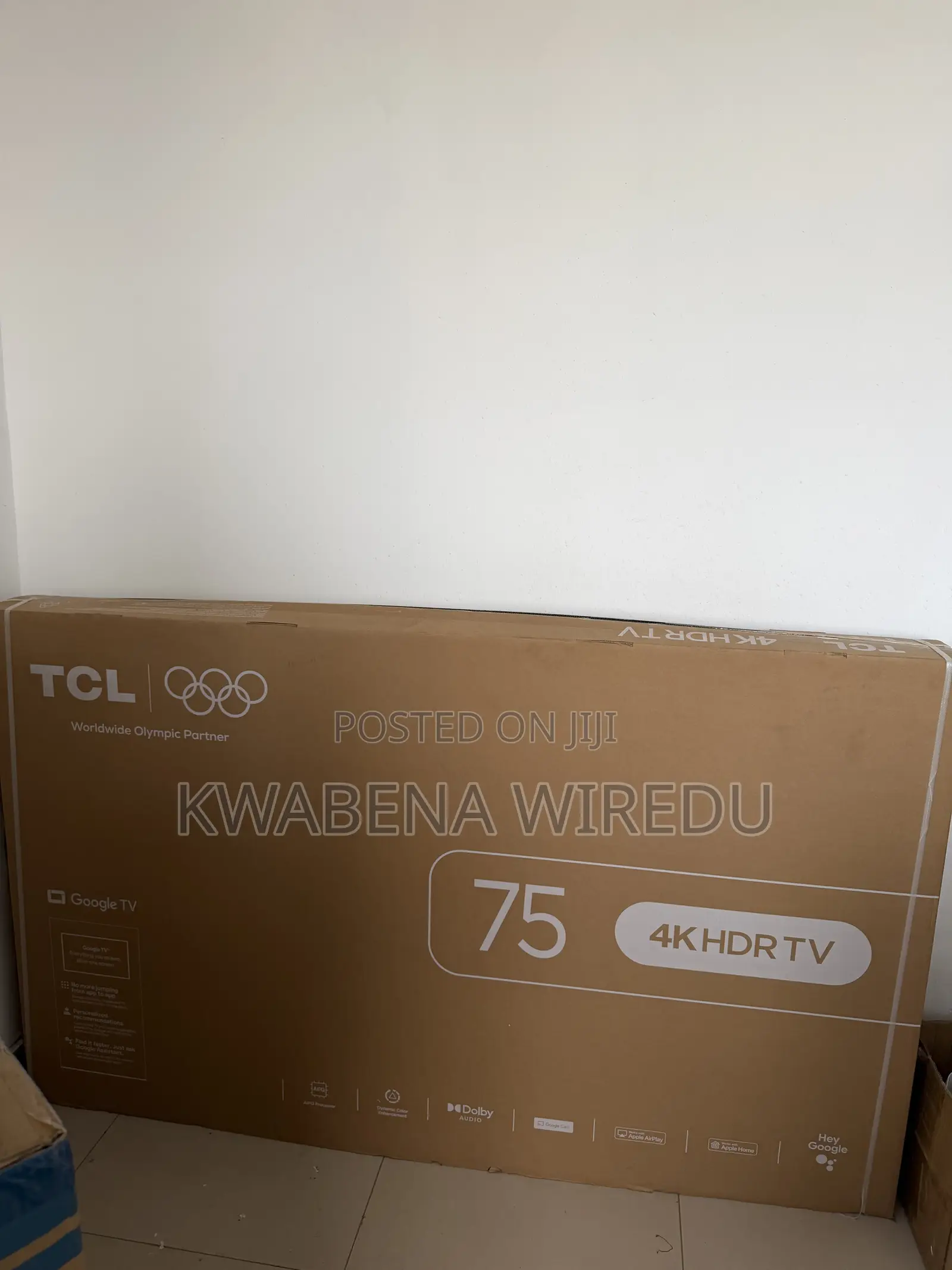 TCL 75 “ HDR Television