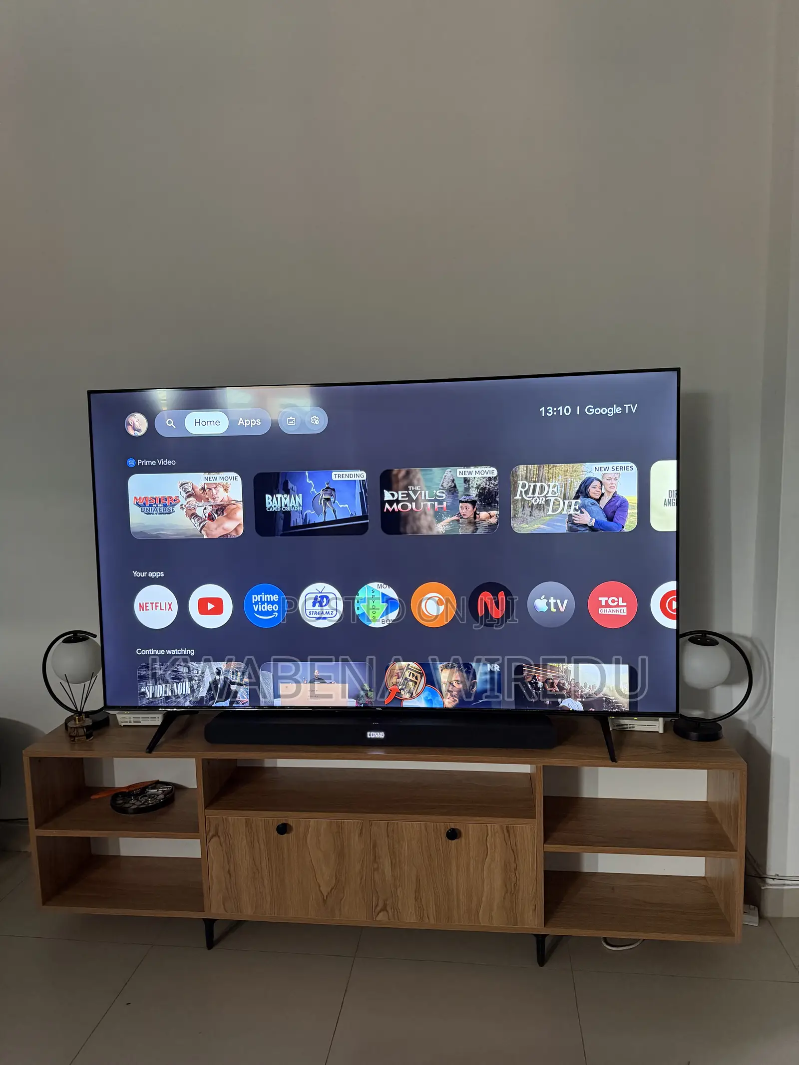 TCL 75 “ HDR Television