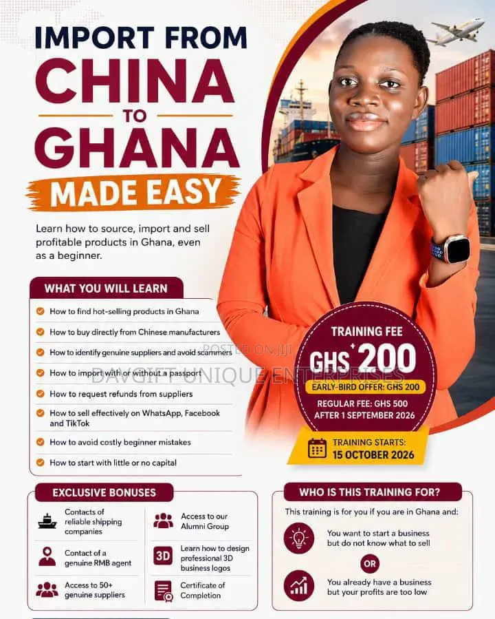 Mini Importation Training (From China to Ghana)