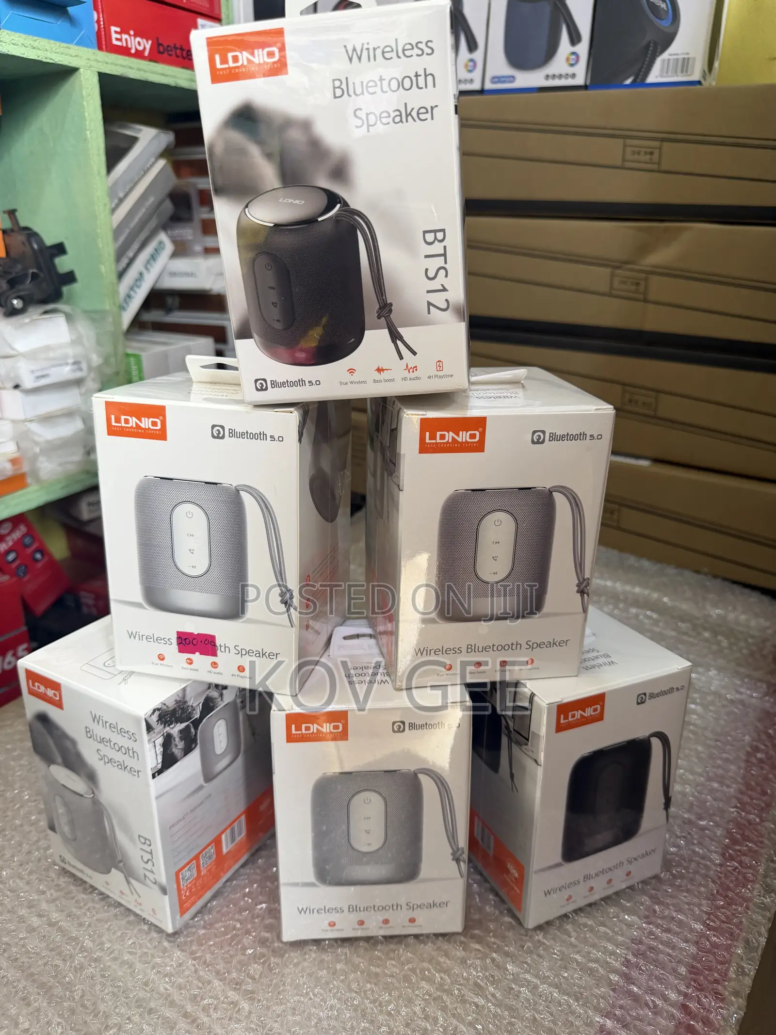 2000 mAh Bluetooth 5.0 Wireless Speaker BTS12