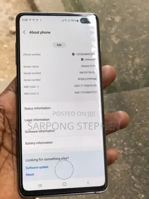 Samsung Galaxy S10 Plus 128 GB Black