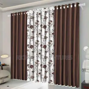 Ultra Modern 3 in 1 Curtains Available in Different Colors