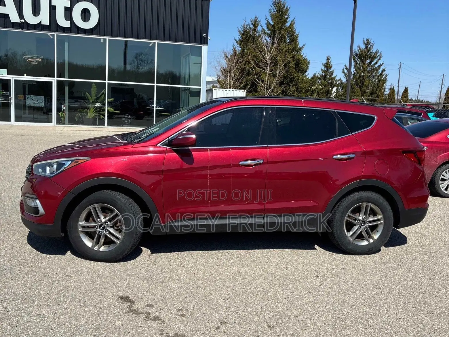 Hyundai Santa Fe SE AWD 2017 Red