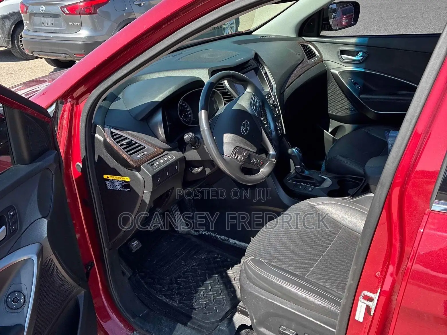 Hyundai Santa Fe SE AWD 2017 Red