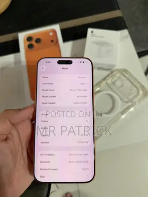 Apple iPhone 17 Pro Max 256 GB Orange
