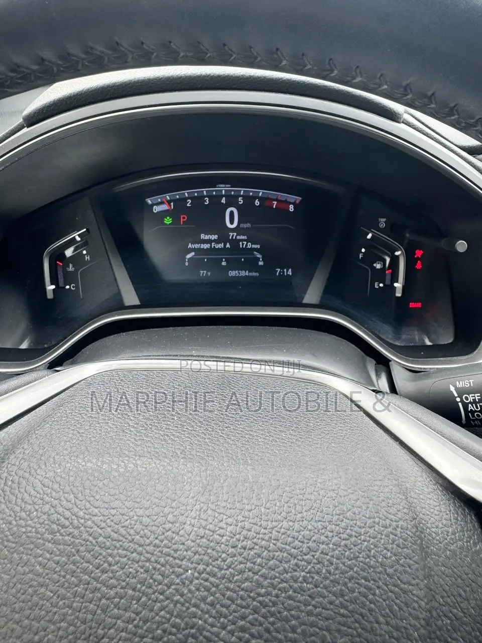 Honda CR-V Touring AWD 2019 Black