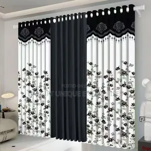 Durable 3in1 Room Curtains and a Voil