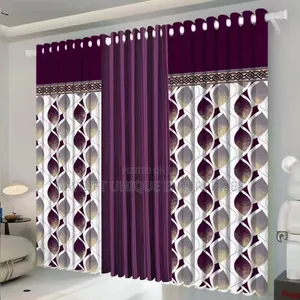 Durable 3in1 Room Curtains and a Voil