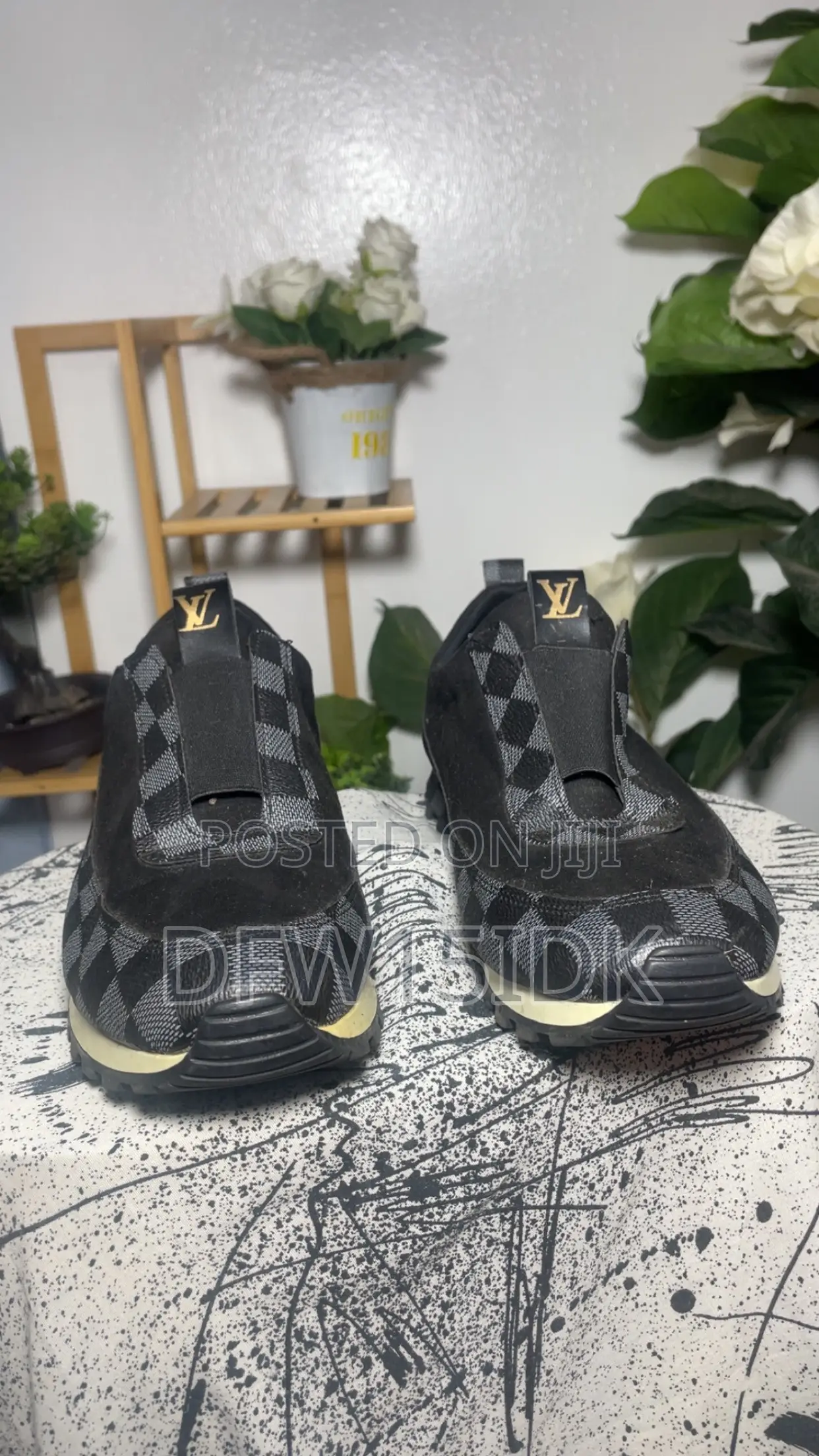 Black Louis Vuitton Shoe
