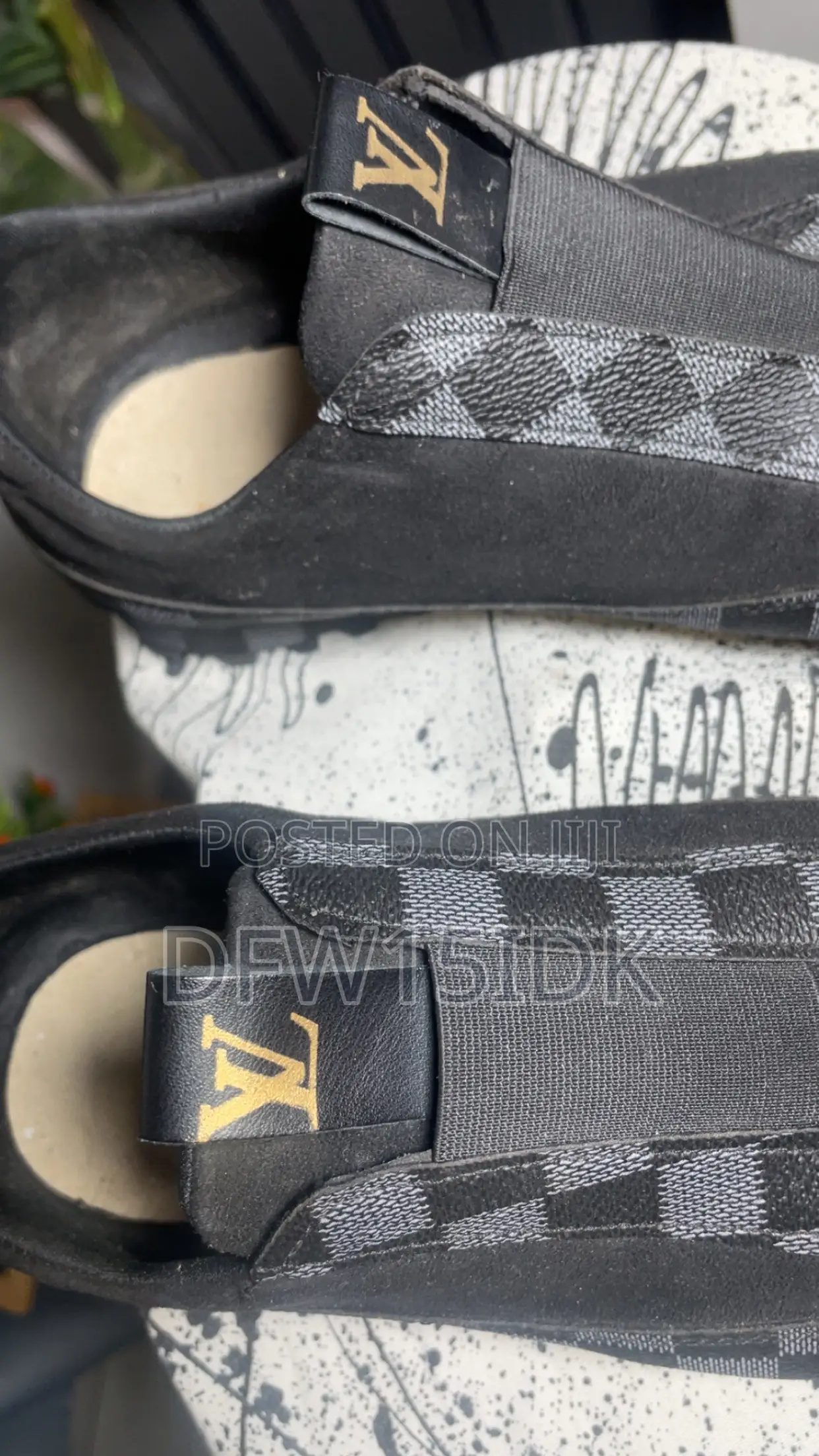 Black Louis Vuitton Shoe