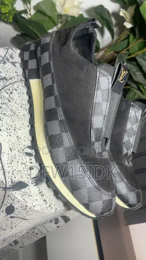 Black Louis Vuitton Shoe