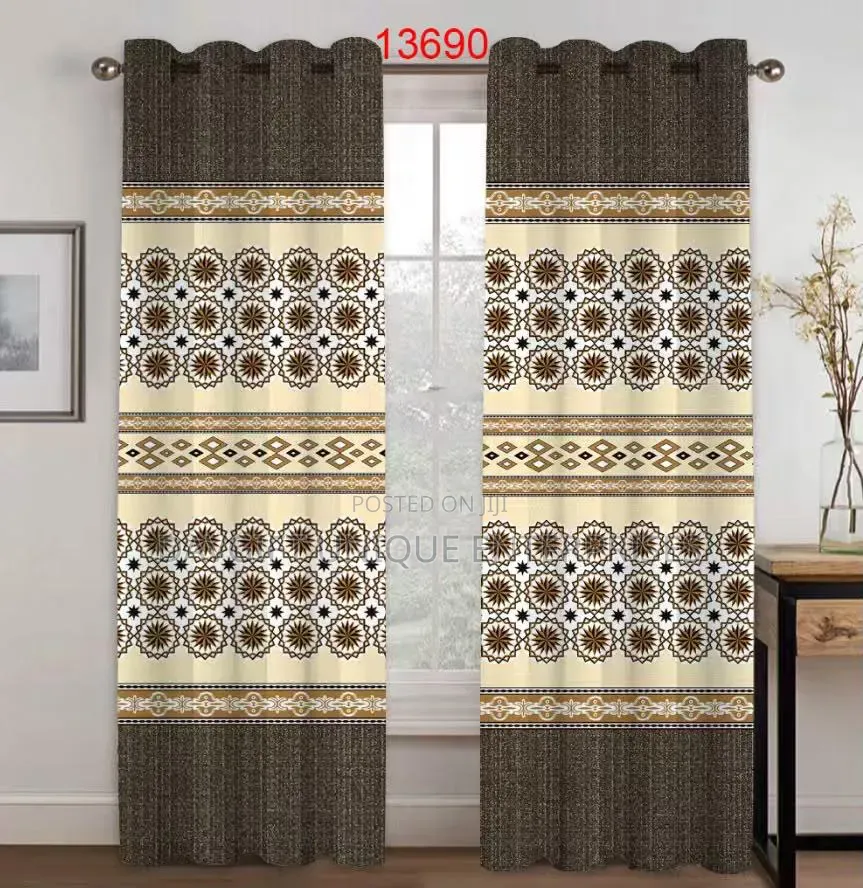 2in1 Pattern Design Curtains