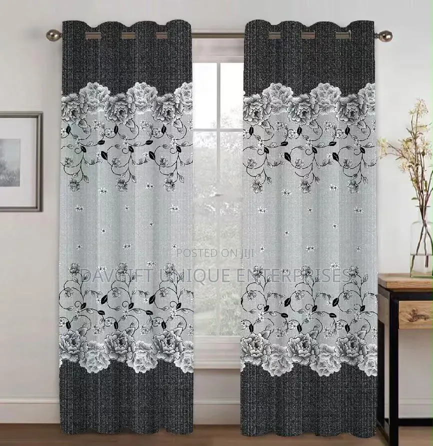 2in1 Pattern Design Curtains
