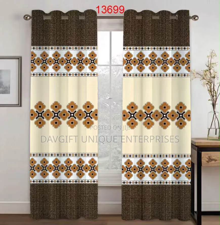 2in1 Pattern Design Curtains