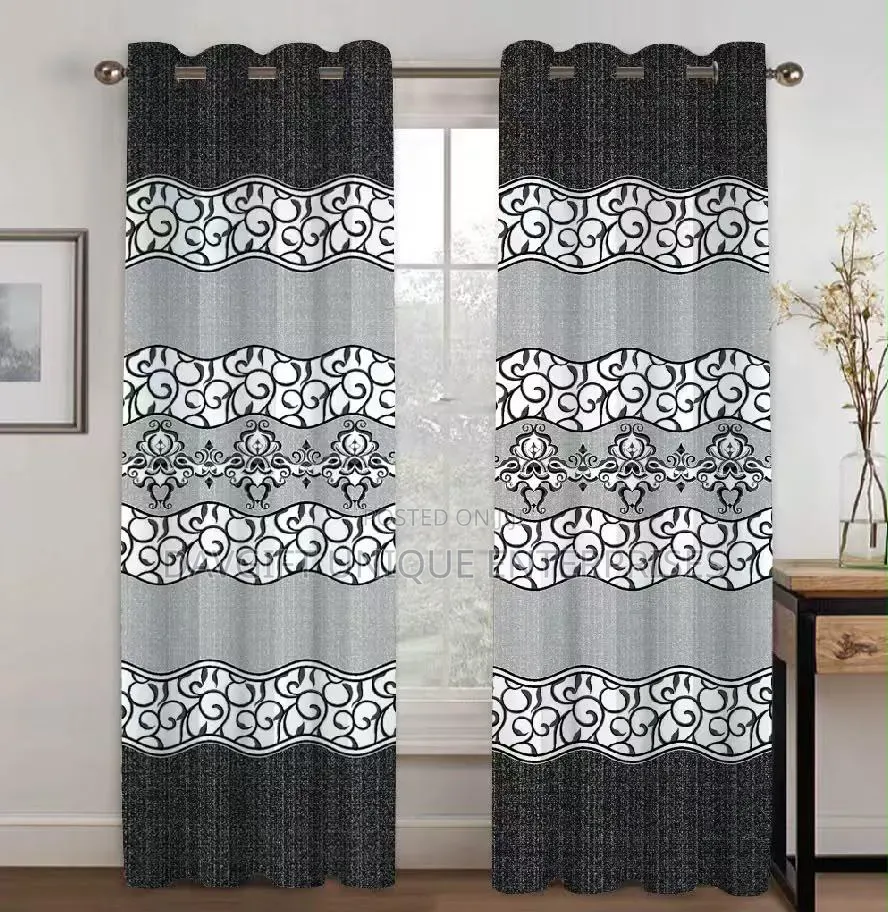 2in1 Pattern Design Curtains