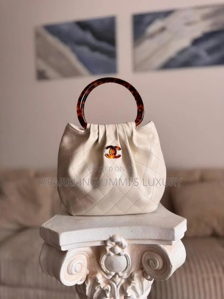 Premium Quality the Chanel Tortoise Handle Bucket Bag