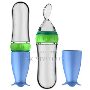 Silicon Baby Feeder Squeeze Bottle
