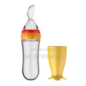Silicon Baby Feeder Squeeze Bottle