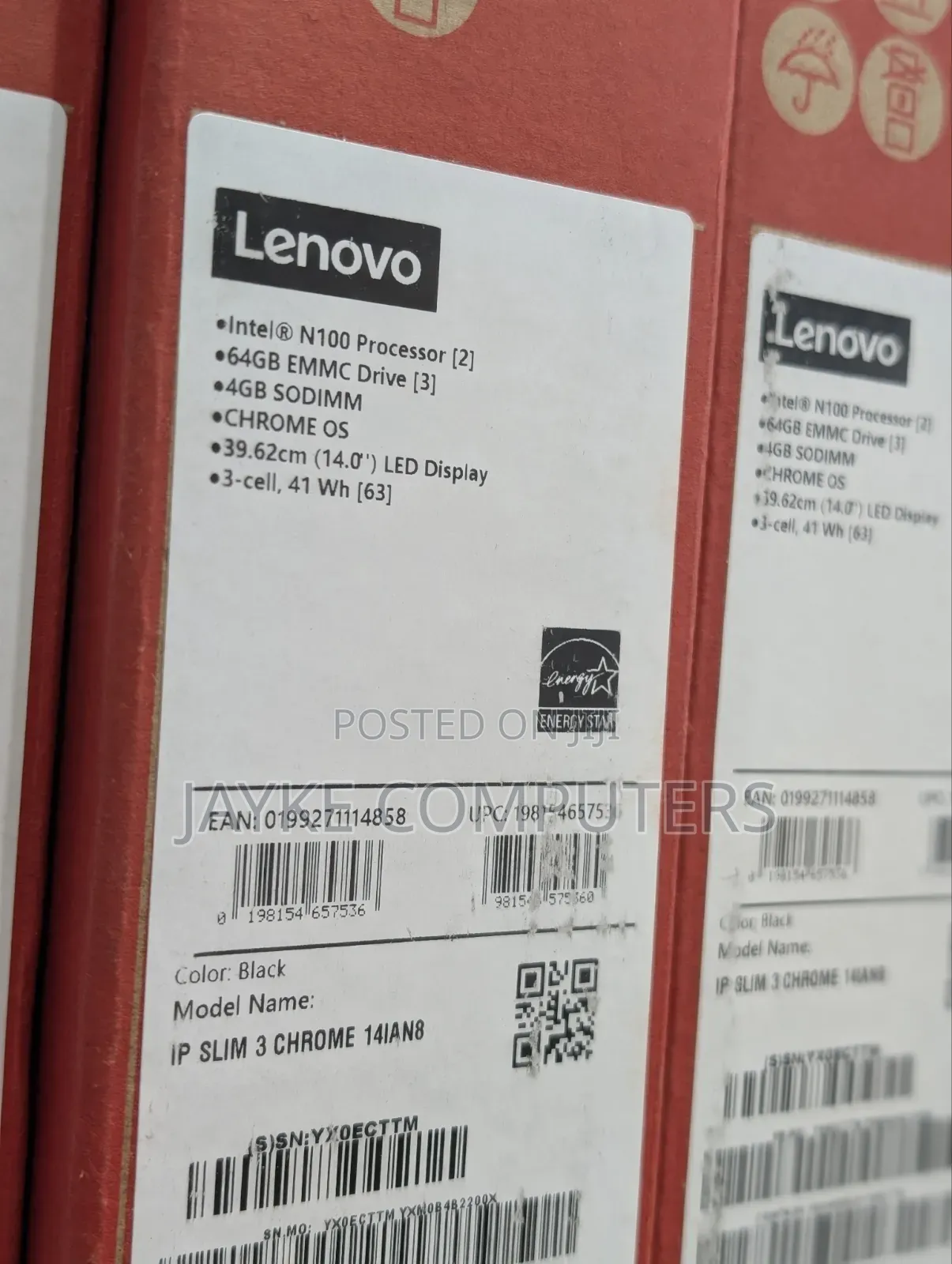 New Laptop Lenovo Chromebook N42 4GB Intel Celeron SSD 60GB