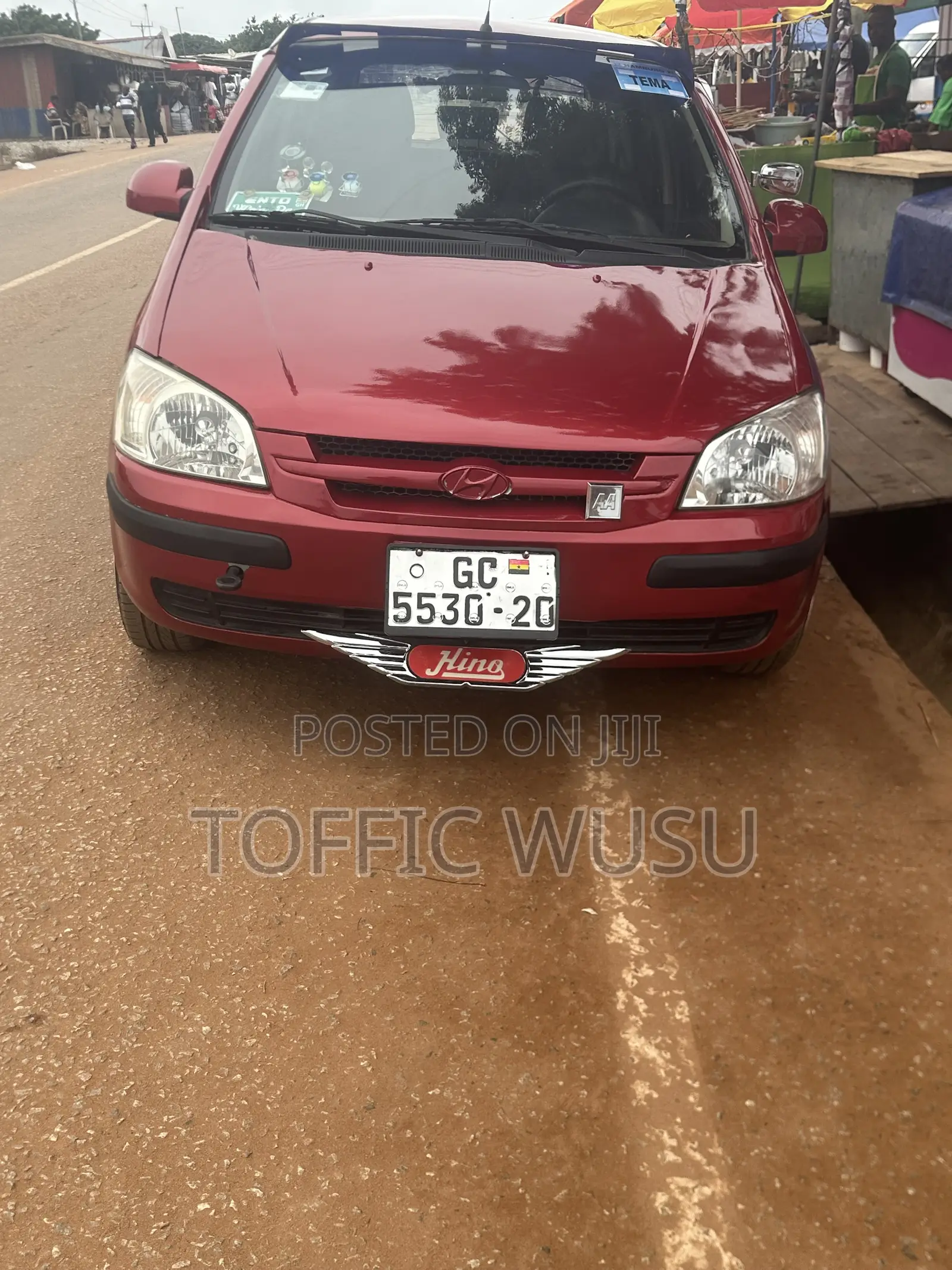 Hyundai Getz 2010 Red