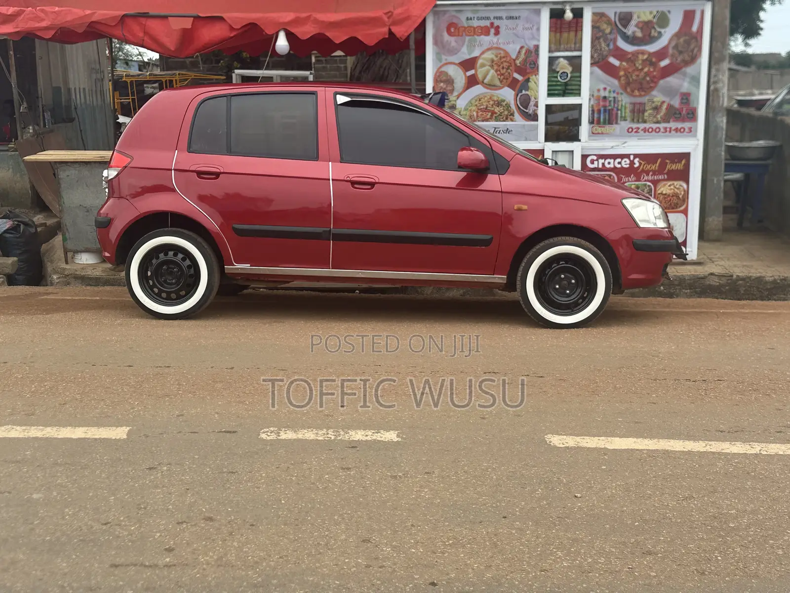 Hyundai Getz 2010 Red
