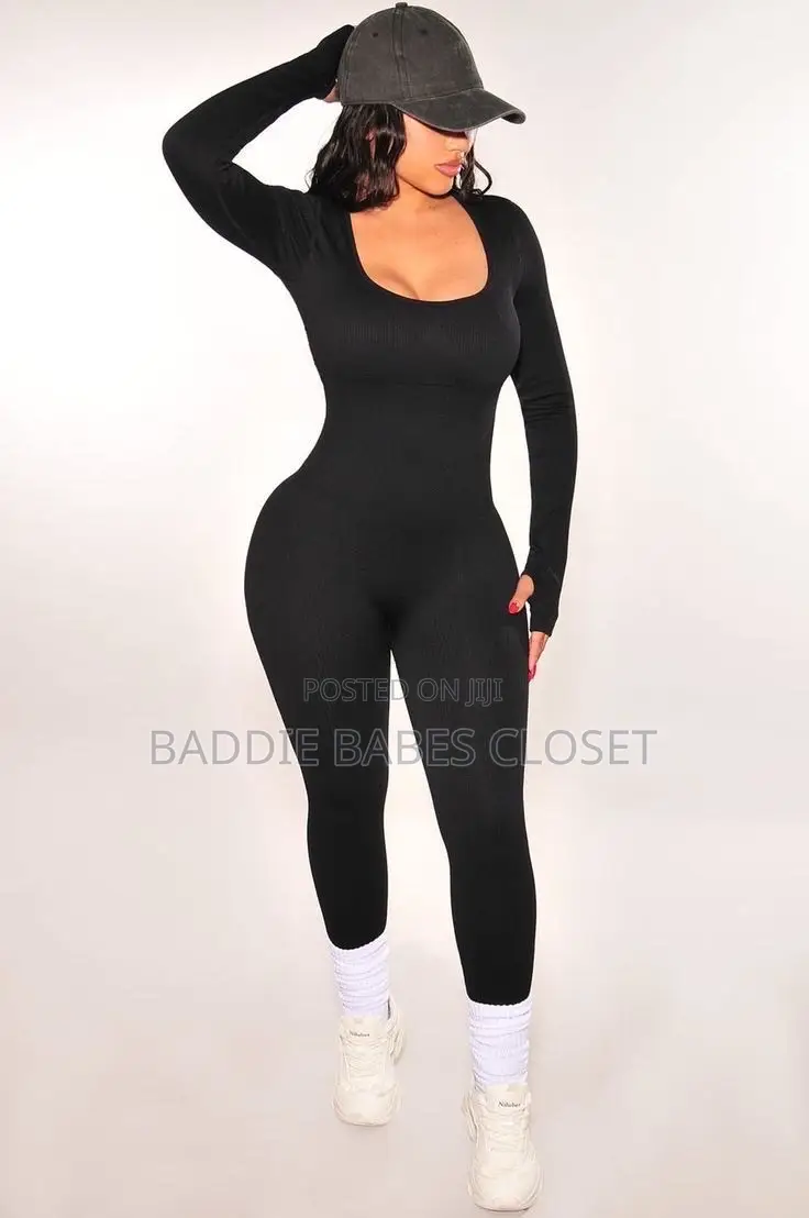 Thick Seamless Long Sleeve Jumpsuit in Size and Colors
