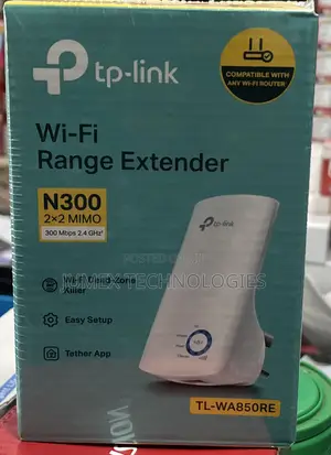 TP-Link Wifi Range Extender N300 Tl-Wa850re