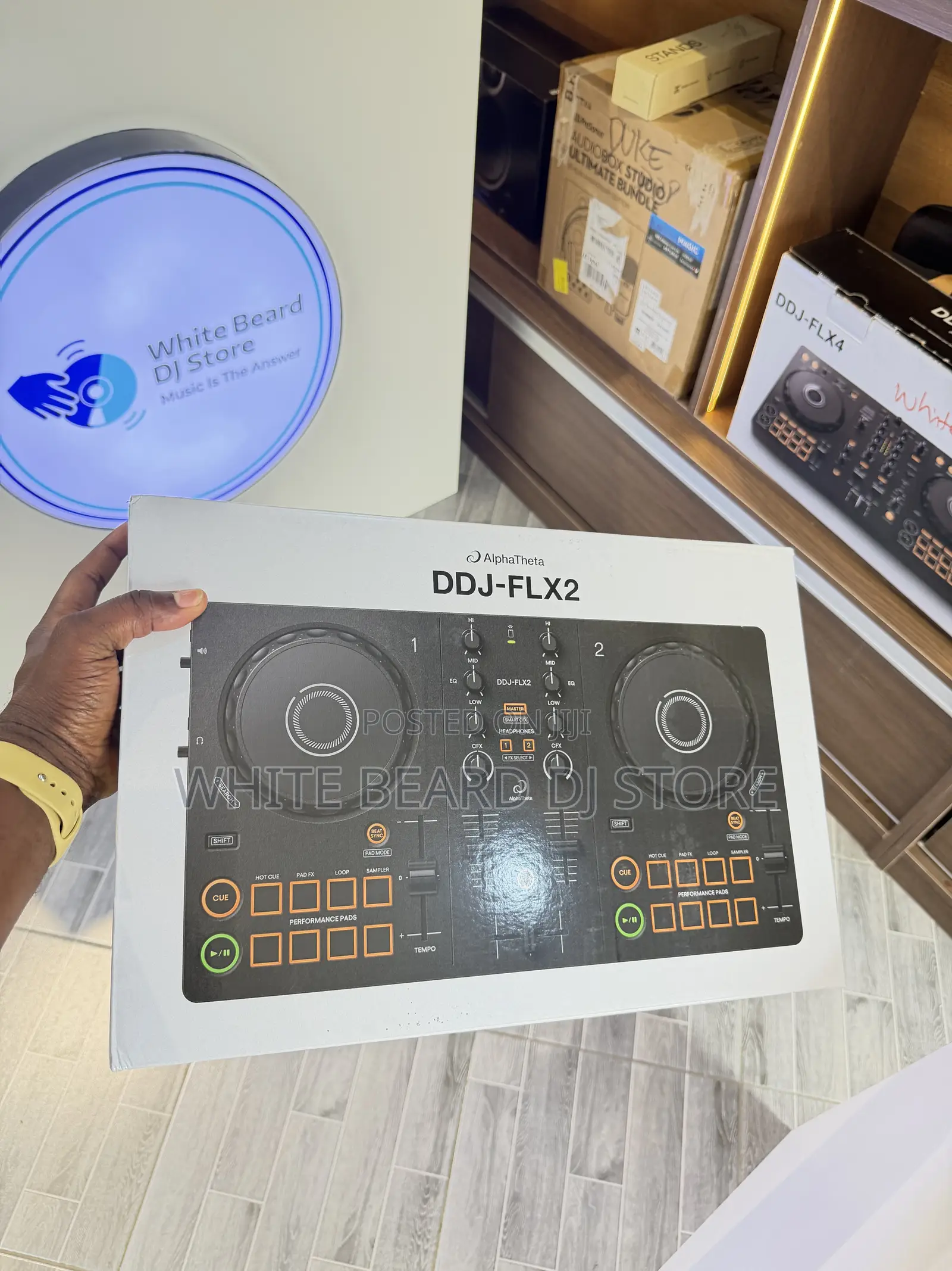 AlphaTheta DDJ-FLX2 DJ Controller for Rekordbox, Serato and Djay