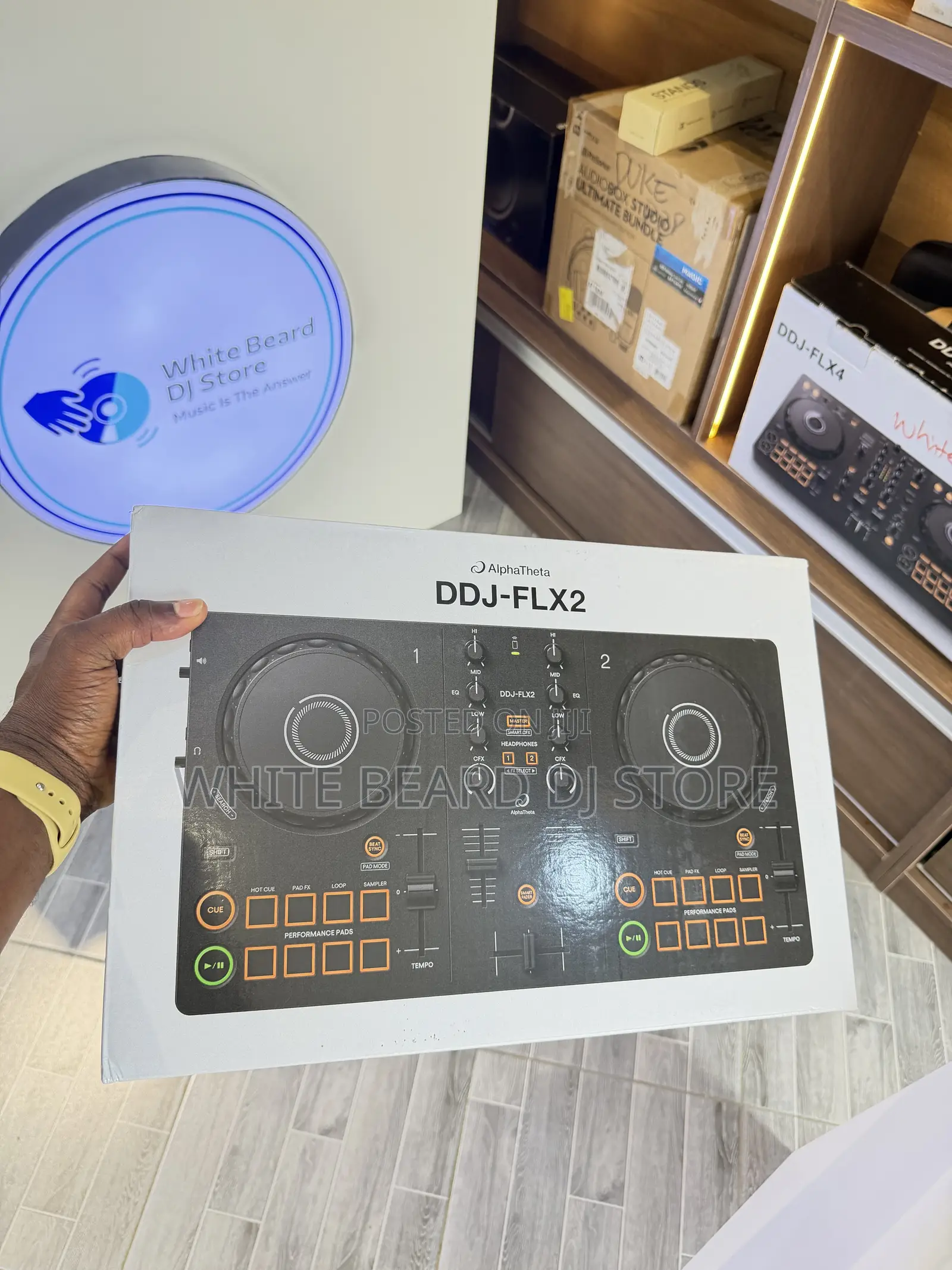 AlphaTheta DDJ-FLX2 DJ Controller for Rekordbox, Serato and Djay