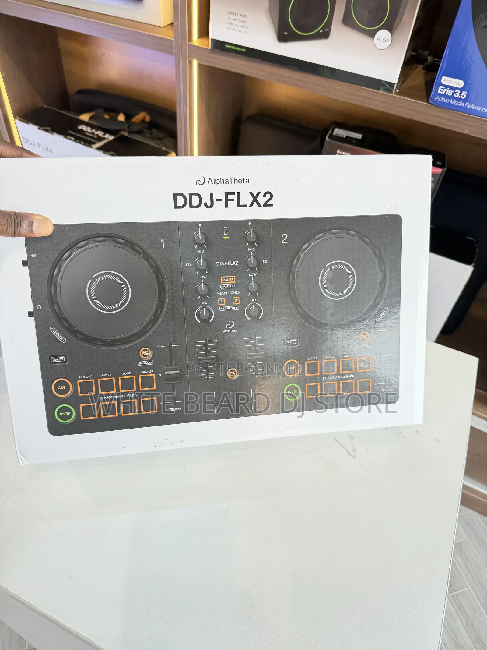 AlphaTheta DDJ-FLX2 DJ Controller for Rekordbox, Serato and Djay