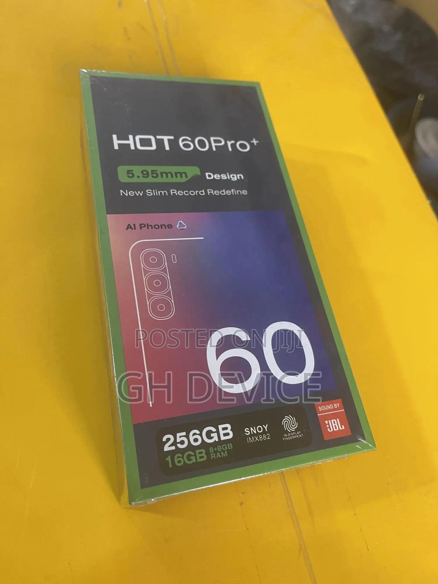 New Infinix Hot 60 Pro+ 256 GB Black