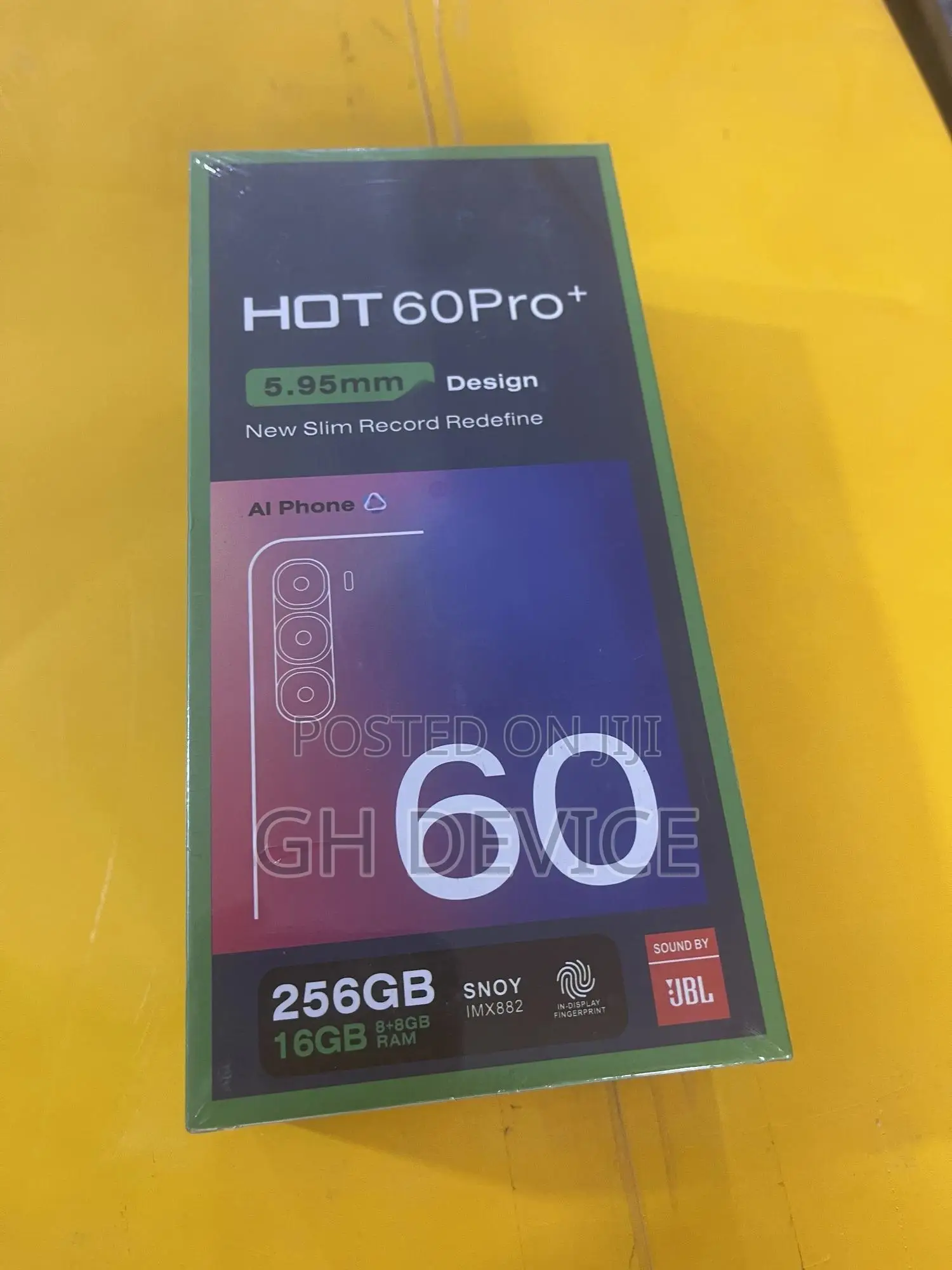 New Infinix Hot 60 Pro+ 256 GB Black