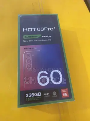 New Infinix Hot 60 Pro+ 256 GB Black